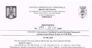 Reglementarea raporturilor administrative articolul 3. Dispozitie Pentru Convocarea In Sedinta Extraordinara A Consiliului Local Pucioasa In Data De 23 Iunie 2020 Pdf Docdroid