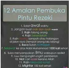 Nah, 12 pintu rezeki ini akan 12 sumber rezeki / pintu rezeki. Download Doa Pembuka 12 Pintu Retpagd