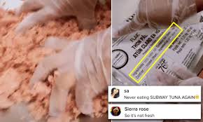 The first subway tuna recipe on the list is probably the quickest and simplest one to make. Subway Staff Tiktok Video Shows How Tuna Salad Made Amid Legal Suit Daily Mail Online