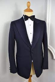 Vintage 1970 S Cecil Gee Blue 2 Piece Wool Blend Tuxedo Suit Small 36 Regular Vintage Suit Men Vintage Tuxedo Tuxedo Suit