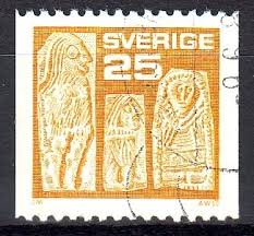 Welche briefmarke für welchen brief? 897 Archaologische Funde 25 Ore Schweden Sverige Briefmarke