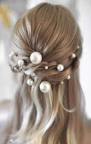 Bridal Fashion Week Hair 21 Super Ideas Bridal Hair Pins Pearl Hair Accessories Hair Jewelry