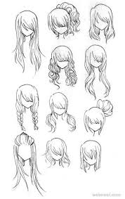 How To Draw Anime Tutorial With Beautiful Anime Character Drawings 25 Draw Anime Hair Realistic Hair Drawing Realistic Drawings How To Draw Hair