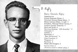 Barry Daniels Rigby ~ Class of 1961