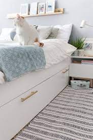 44 genius ikea bedroom hacks you ll love genius ikea bedroom hacks an ikea brimens bed spruced up with br ikea bed frames storage hacks bedroom ikea bed