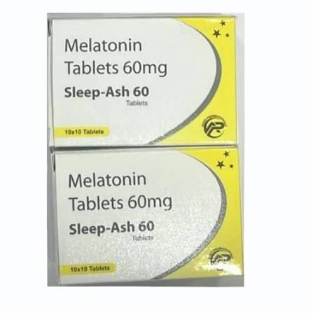 Melatonin Sleep-Ash 60 mg Tablet at ₹ 179.25/strip | Melatonin Tablet and Capsule in Nagpur | ID: 2858473287888