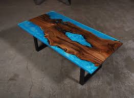 Check spelling or type a new query. Coffee Table With Walnut Slab In Blue Epoxy Base Anglewood Live Edge Custom Furniture Toronto