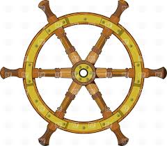 Ship Steering Wheel Clipart Wooden Ship Steering Wheel Download Royalty Free Vector Clipart Eps