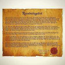 il 23 aprile 1516 guglielmo iv di bavaria emanava il reinheitsgebot aka legge della purezza dove si stabiliva che in germania la birra dovesse essere fatta sol