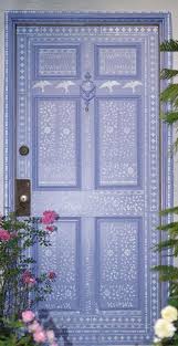 It seems that painting interior doors is one of those trends that hasn't been around all that long. 21 Creative Ideas To Stencil Doors Shelterness