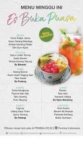 Untuk menu buka puasa, biasanya makanan yang disajikan dimulai dari yang ringan dulu hingga berat. Andridayati Permana Andripermana Profile Pinterest