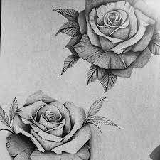 Heavy Shaded Rose Sketching You May Choose To Draw Fine Sketching Turorial Rose Drawing Flower Drawing Rose Sketch