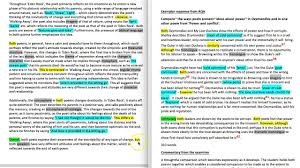 How To Get Grade 9 When Comparing Poems Using The Aqa Mark Scheme Mr Salles Youtube