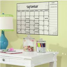 Scroll Dry Erase Calendar Peel And Stick Wall Decals Walmart Com In 2020 Dry Erase Wall Calendar Dry Erase Calendar Diy Calendar Dry Erase