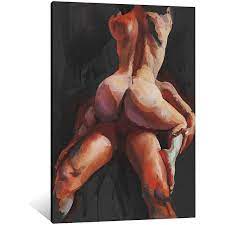 Amazon.com: YANGJ Paintings On The Wall Sexy Erotic Nude Art Lovers Love  Moment Poster Decorative Painting Canvas Wall Art Living Room Posters  Bedroom Painting 40x50cm1PS Noframe: Posters & Prints