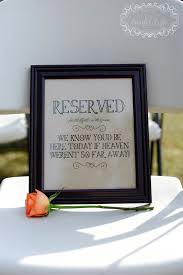Memorial Reserved Chair In Memory Of The Mother Of The Groom Wedding Memorial Wedding Our Wedding