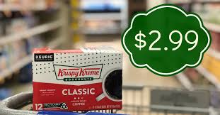 Things are better enjoyed together, especially the sweet fluffy clouds of deliciousness we call doughnuts and krispy. Krispy Kreme Coffee K Cups Are Just 2 99 At Kroger Kroger Krazy