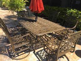 The size of the metal furniture is the main cost sandblasting and powder coating a square or rectangular table costs around $0.07 per sq.in., so for. Patio Furniture Sandblasting Metal Furniture Restoration Ips