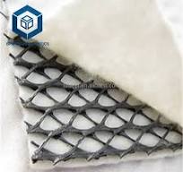 Geocompuesto de drenaje tridimensional, 200 gsm, PET fibra larga, geotextil  + 750 gsm, núcleo Geonet, para vertedero