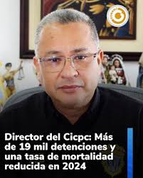 El director del Cuerpo de Investigaciones Científicas, Penales y  Criminalísticas (Cicpc), Douglas Rico, realizó un balance significativo de  los logros alcanzados por la institución durante el programa radial «Cicpc  Al Día». Destacó
