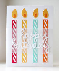 Making invitations with the silhouette cameo march 27, 2020 march 27, 2020 elain disclaimer: Colorful Birthday Candle Card Card Craft Birthday Candle Card Birthday Card Craft