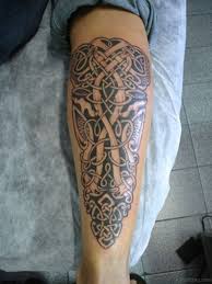 This celtic sleeve uses multiple different design elements and knot styles to create an interesting and attention grabbing tattoo. 52 Cool Celtic Tattoos Design On Leg
