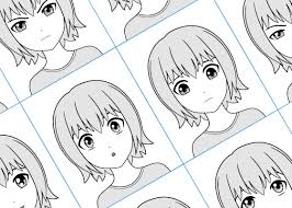 12 Anime Facial Expressions Chart Drawing Tutorial