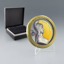 Medaille du travail 40 ans. Medaille Du Travail Personnalisee 40 Annees Grand Or