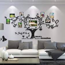 Направи си САМ акрилни Родословно дърво, декорация на стената стикер рамка  за снимка стикери за стена за дивана ТЕЛЕВИЗИЯ фона на Декора на стените  САМ семейна рамка за снимка отстъпка / Начало
