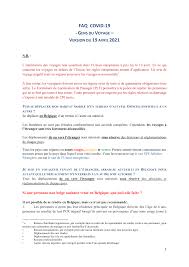 En fonction de vos réponses à ce formulaire. Http Cohesionsociale Wallonie Be Sites Default Files Faq 20gv 19avril2021 Pdf