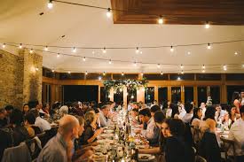 Festoon Or Fairy Lighting Across The Ceiling Millbrook Winery Wedding Set Up Wedding Venues