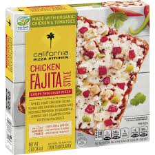 280 calories | 14g fat | 32g carbohydrates | 1g fiber | 2g sugar | 17g protein | 790mg sodium | 40mg cholesterol | 0mg potassium. California Pizza Kitchen Crispy Thin Crust Frozen Pizza Chicken Fajita Style 6 2 Oz Pizza Mackenthuns