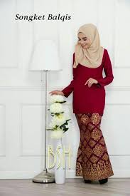 Kurung Songket Balqis Exclusive Material Heavy Pearl Skin Kain Cotton Songket Printed Kain Yang Tahan Lasak Mudah Digosok Model Baju Wanita Wanita Baju Kurung