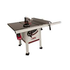 Jet Proshop Tablesaw With Wings And Riving Knife 708494k Jps 10ts Cast Iron Table Saw Push Stick Cabinet Saw Radial Arm Saw Table Saw Taper Jig Rockwell