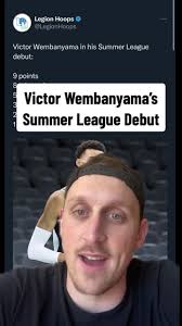 Wemby Summer League Stats