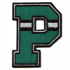 City of Philadelphia p Logo Patch Football Jersey Parody Embroidered Iron 