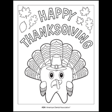 Enter now and choose from the following categories: Thanksgiving Activity Sheets American Dental Association