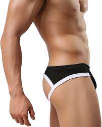 MuscleMate Hot Mens Jockstrap, No Visible Lines, Butt-Flaunting Mens  Thong Jockstrap Underwear (M, Black) at Amazon Mens Clothing store