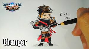 Bang bang (mobile) join your friends in a brand new 5v5 moba showdown against real human opponents, mobile legends: Cara Menggambar Granger Chibi Mobile Legends How To Draw Granger Chibi Youtube
