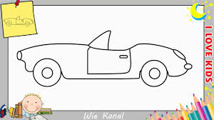 Auto Zeichnen Schritt Fur Schritt Fur Anfanger Kinder Auto Zeichnen Lernen Youtube