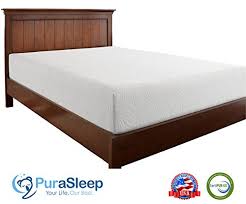 Purasleep Synergy Luxury Cool Comfort Memory Foam Mattress Made In The Usa 10 Year Warranty Queen Mattressima