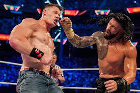 Summerslam 2021 is set to feature a major confrontation between top wwe superstars roman reigns and john cena. Cageside Community Star Ratings Roman Reigns Vs John Cena Cageside Seats