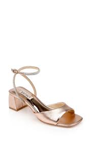 Badgley mischka sonya outlet block heel sandal