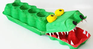 Bastel Dir Ein Tolles Krokodil Mit Dieser Anleitung Eierkarton Basteln Basteln Basteln Mit Kindern