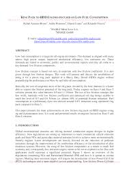 Pdf Ring Pack To Hdd Engines Focused On Low Fuel