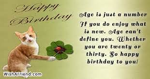 Askbirthday.com | you number one source for beautiful collection of best happy birthday wishes with lovely, special, funny ,good, amazing and free bday wishes. Age Is Just A Number If 30th Birthday Quote
