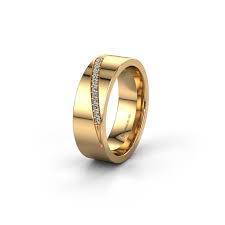 7 mm wide flat profile gold diamond ladies wedding ring wh2146l17a on wide gold diamond wedding bands