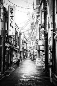 Black Japan Collection Kyoto Street Life Black And White Art Drawing Black And White Aesthetic Black And White Background