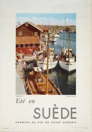 Sweden Smogen Bohuslan Swedish Travel Travel Posters Vintage Posters