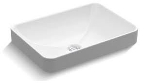 kohler vox rectangle vessel bathroom